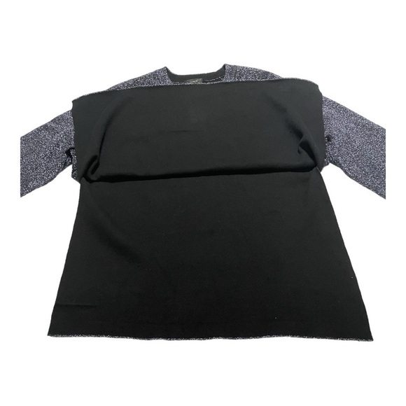 J.Crew Navy high low Shimmer Sweater size S - Picture 4 of 12